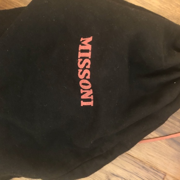 MISSONI Platform Slingback Peep Toe Chevron Heels - Picture 3 of 4